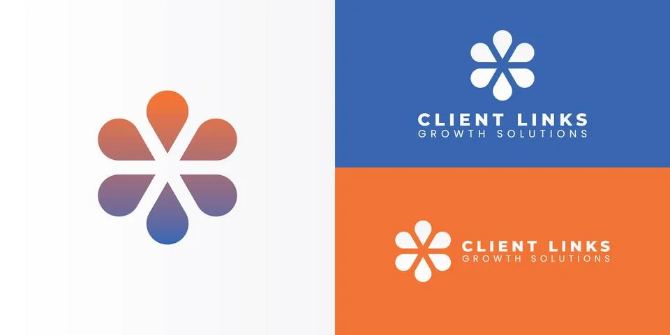 Logo design for technical service centers with a minimalist approach. Stock Illustration