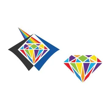Logo Design for Technology Company vector illustration Diamond logo template vec Illustrazione stock