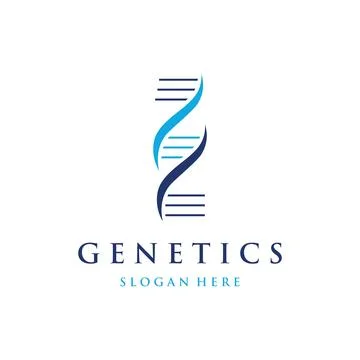 Logo design template DNA elements. Bio tech, DNA people, bio DNA, DNA spira.. 스톡 일러스트