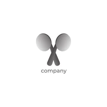 Logo Design Template isolated on white background. Crossed TWS Earphone ico.. 스톡 일러스트