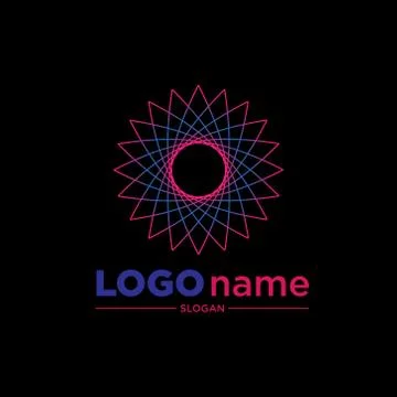 Logo design templates Illustrazione stock