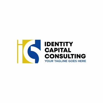 Logo, design, vector, ICC letter shape drawing with technical and civil concept Stockillustratie