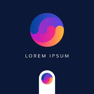 Logo design vector. Modern Unique Monogram concept. Illustrazione stock