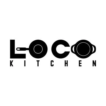 Logo, Design, Vector, Symbol, Concept, Image, Graphic, LOCO KITCHEN Illustrazione stock