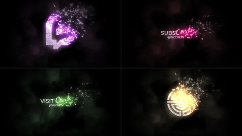 Logo Destruction for After Effects Modèle After Effects