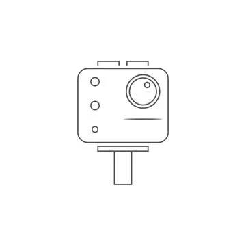 Logo digital video camera icon. Elements of photo and video icon. Premium Stock Illustration
