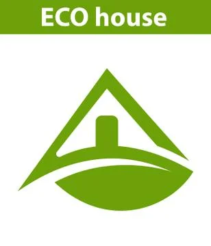 Logo Eco house Stock Illustration