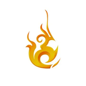 Logo Element Fire design Stock Illustration