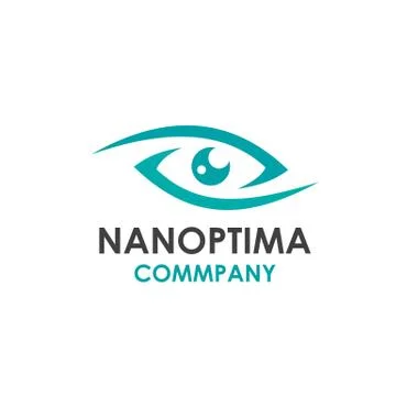 Logo eye vector image logo minimalist and modern Stock Illustration