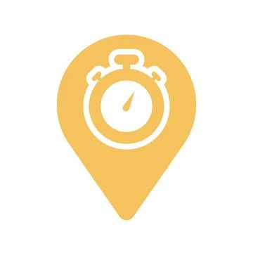 Logo for fast delivery. Isolated. Vector illustration. Illustrazione stock