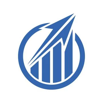 Logo featuring the words governments in blue and red color scheme designed for a Stock Illustration