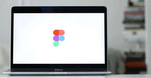 Logo of Figma, for web design, UX UI, and layouting Stock Photos