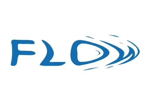 Logo Flow. Vector Stock Illustration