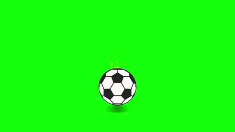 Logo Flying on Chroma Key for Compositing Video stock 336956785