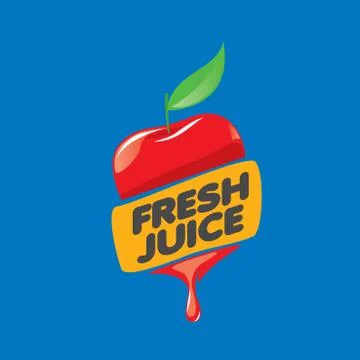Logo of fresh juice Illustrazione stock