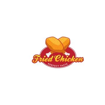 Logo Fried Chicken Restaurant Stock Illustration