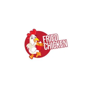 Logo Fried Chicken Restaurant Stock Illustration