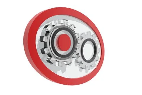 Logo with gears Stock Illustration