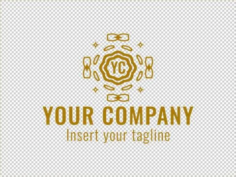 Logo Gold Stock Illustration