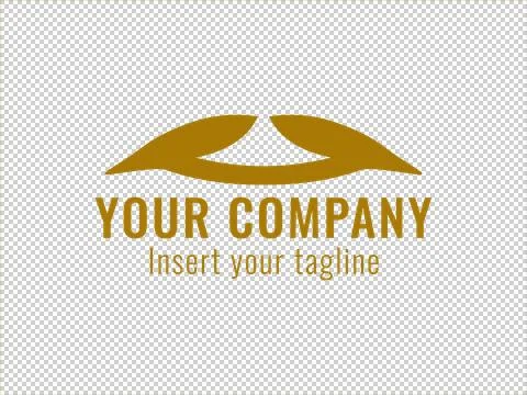 Logo Gold Illustrazione stock