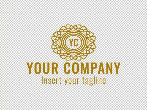 Logo Gold Stock Illustration