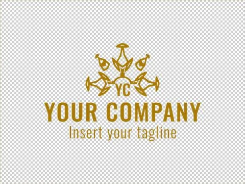 Logo Gold Stock Illustration