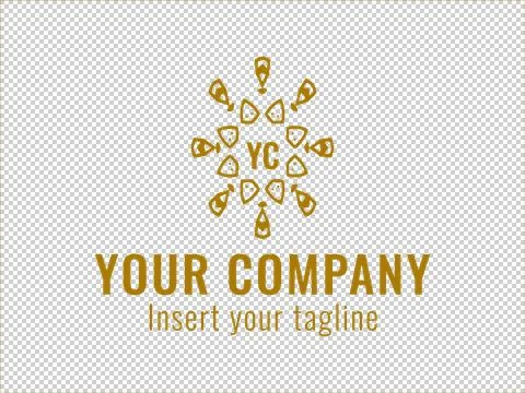 Logo Gold Stock Illustration