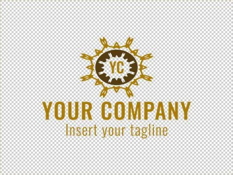 Logo Gold Stock Illustration