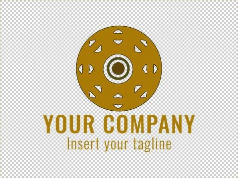 Logo Gold Stock Illustration