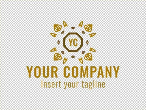 Logo Gold Stock Illustration