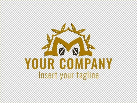 Logo Gold Illustrazione stock