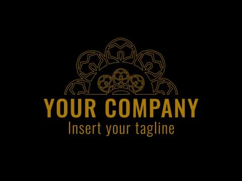 Logo Gold Stock Illustration