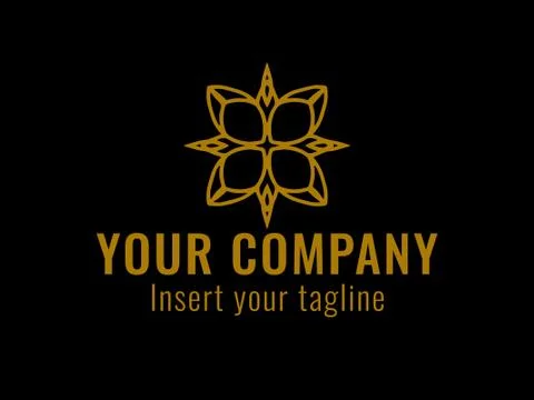 Logo Gold Stock Illustration