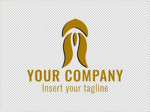 Logo Gold Illustrazione stock