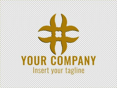 Logo Gold Stock Illustration