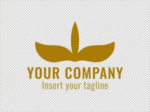 Logo Gold Illustrazione stock