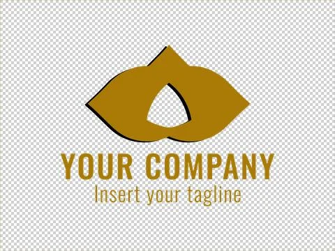 Logo Gold Illustrazione stock