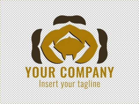 Logo Gold Illustrazione stock