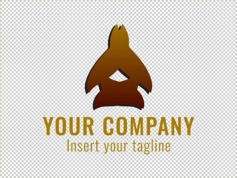 Logo Gold Illustrazione stock