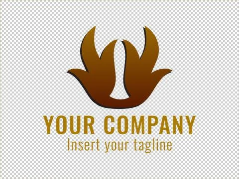 Logo Gold Illustrazione stock