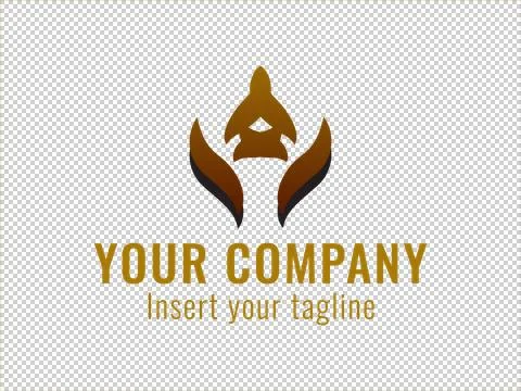 Logo Gold Illustrazione stock