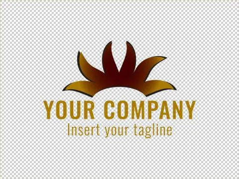 Logo Gold Illustrazione stock