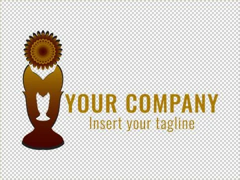 Logo Gold Illustrazione stock