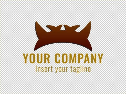 Logo Gold Illustrazione stock