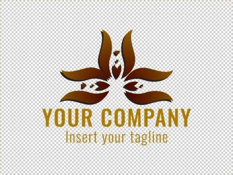 Logo Gold Illustrazione stock