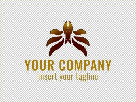 Logo Gold Illustrazione stock