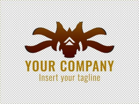 Logo Gold Illustrazione stock