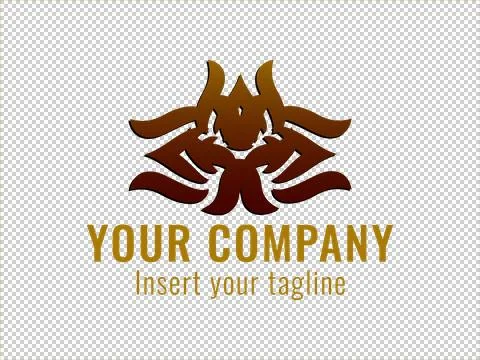 Logo Gold Illustrazione stock