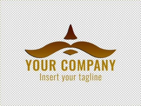 Logo Gold Illustrazione stock