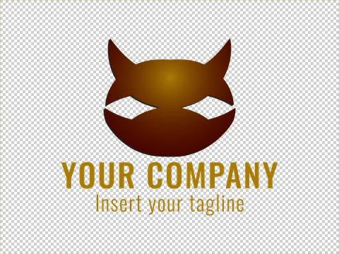 Logo Gold Illustrazione stock